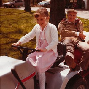 Chrissy with her Grandfather, former CEO, Jack Taylor